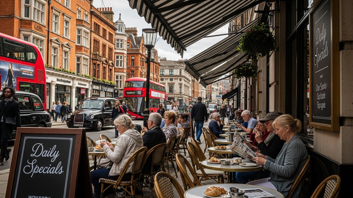 London street cafe